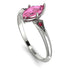 Marquise Pink Moissanite Geometrical Engagement Ring - Reese No. 812
